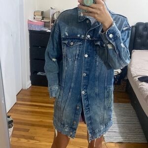 Zara Trafaluc Denimwear Blue Denim Jacket M